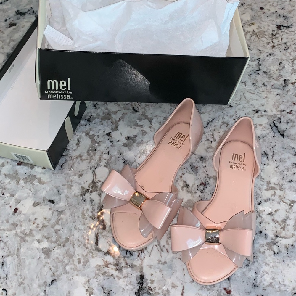 Mini Melissa nude girls shoes